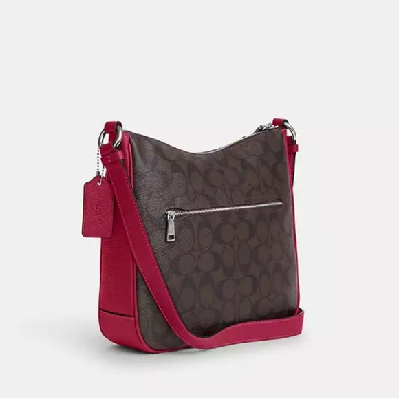 NWT Coach Elli File Bag In Signature Canvas crossbody, messenger bag - Picture 2 of 8